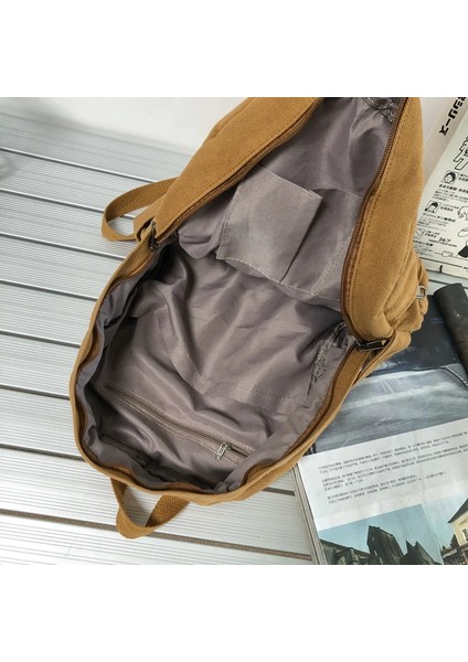 Kış Kalınlaştırılmış Yıkama Kanvas Sırt Okul ve Alışveriş En Sırt Tasarım Seyahat Sırt Çantası (Yurt Dışından) indirimleri