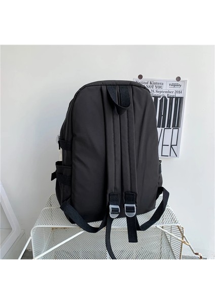 Kentsel Popüler Okul Kız Öğrenciler Kitaplar Sırt Genç Kadın Hafif Naylon Bez Kız Okul Sırt Ayı Ekle Çanta (Yurt Dışından)