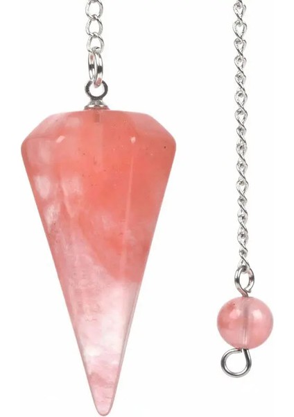 Doğal Taş Kuvars Agates Reiki Koni Ametist Charm Kehanet Dowsing Reiki Kristalleri Sarkaç Kolye (Yurt Dışından)
