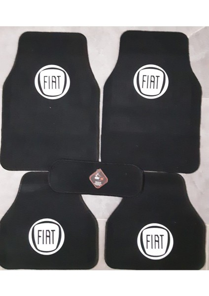 Fiat Stilo Fiat Logolu Siyah Çift Katlı Halı Paspas Seti