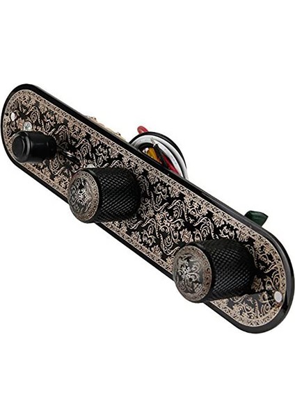 Telecaster Gitar Siyahı Için 3 Yollu Anahtar Yüklü Gitar Kontrol Plakası (Yurt Dışından) fiyatları