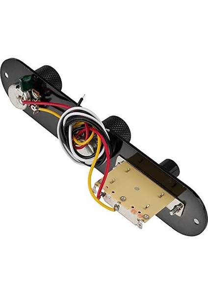 Telecaster Gitar Siyahı Için 3 Yollu Anahtar Yüklü Gitar Kontrol Plakası (Yurt Dışından) fırsatları