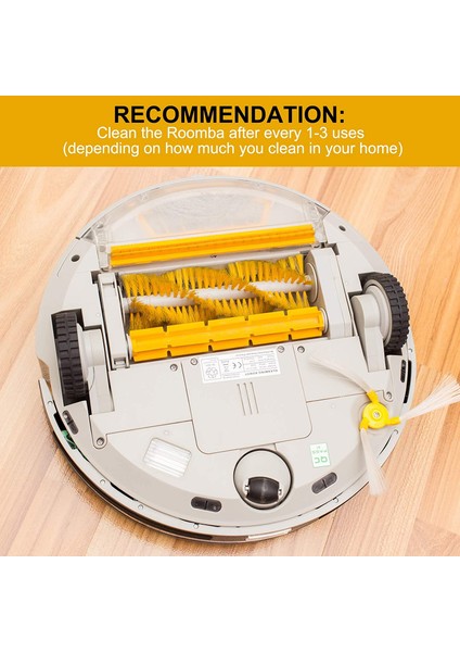 Irobot Roomba 800 900 Serisi Parçalarla Uyumlu 6 Takım 3 Kollu Yan Fırça Seti (Yurt Dışından)