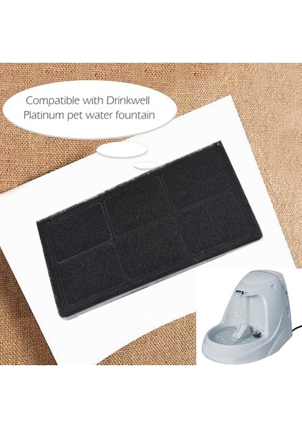 Drinkwell Platinum Içme ile Uyumlu 12 Adet Su Çeşmesi Filtresi (Yurt Dışından)