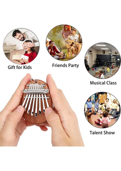 2 Adet Kalimba Başparmak Piyano 8 Anahtar Mini Başparmak Piyano Parmak Piyano Mini Kalimba Başparmak Piyano Çocuk Yetişkin Enstrüman Aksesuarı (Yurt Dışından) fırsatları