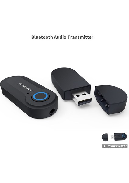 Bluetooth 5.0 Adaptörü Kablosuz Ses Bluetooth Verici Alıcı Pc/tv/araba 3.5mm Aux Müzik Rx Gönderen Adaptador (Yurt Dışından)