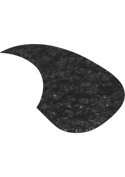 1 Adet Akustik Gitar Pickguard Kendinden Yapışkanlı Seçim Koruma Plakası Virgül Şekli Klasik Akustik Gitar Parçası, Siyah Inci (Yurt Dışından)