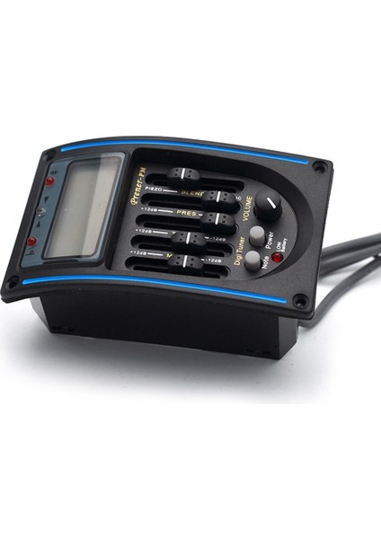 Akustik Gitar Alıcısı, 5 Bant Eq Ekolayzer Gitar Preamp Piezo Pikap Tuner Mikrofonlu LCD Ekran (Yurt Dışından) fırsatları