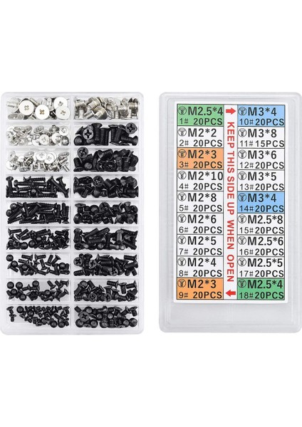 355 Adet Pc Vidaları Çeşitli Set M2 M3 M2.5 Bilgisayar Vidaları HDD M.2 SSD Vidalar Evrensel Dizüstü Pc Bilgisayar Tamir Için (Yurt Dışından) fiyatları