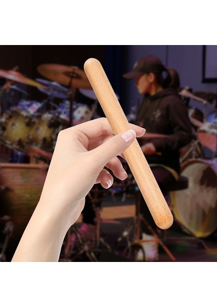 6 Çift Ahşap Claves Müzik Vurmalı Çalgı Ritim Çubukları Perküsyon Ritim Çubukları Çocuk Müzikli Oyuncak (Yurt Dışından) modelleri