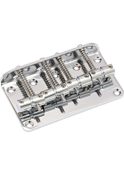 2x Sert Kuyruk Sabit Bas Gitar Köprüsü, 4 Telli Caz Bas Veya Hassas Bas Stili Üstten Yüklü Krom ile Uyumlu (Yurt Dışından) fiyatları