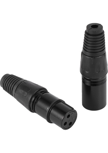 100 Adet 3pin Xlr Erkek Kadın Mikrofon Uzatma Mikrofon Kabloları Fiş Ses Soketi Mikrofon Ses Konektörü Adaptörü (Yurt Dışından)