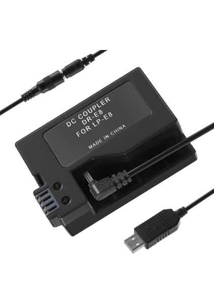 Dr-E8 Kukla Pil Dc Güç Bankası ile USB Adaptör Kablosu Değiştirme Canon Eos 550D 600D 650D 700D Dslr Kameralar Için Lp-E8 (Yurt Dışından) fiyatları