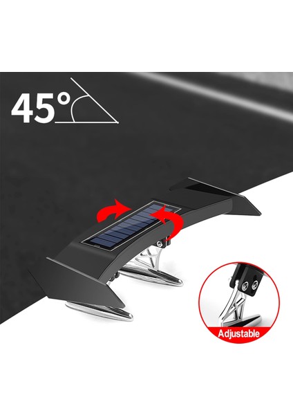Mini Küçük Güneş Arabası LED Arka Spoiler Kanat Gt Yle Uyarı Lambası (Yurt Dışından) modelleri