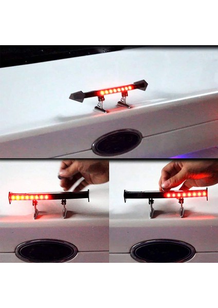 Mini Küçük Güneş Arabası LED Arka Spoiler Kanat Gt Yle Uyarı Lambası (Yurt Dışından) indirimleri