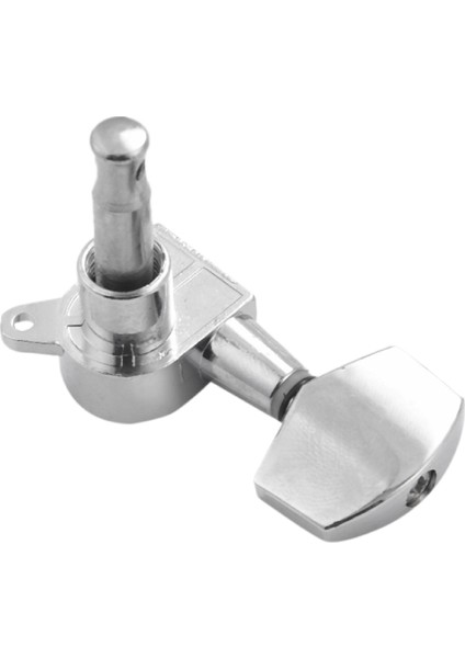 12 Parça Gümüş Akustik Gitar Makine Kafaları Topuzlar Gitar Teli Tuning Peg Tuner (Sol Için 6 + Sağ Için 6) (Yurt Dışından)