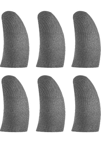 Oyun Mobil Oyun Için Parmak Kollu Temas Ekranı Parmak Karyolası Mobil Oyunlar Için Pürüzsüz Ince Ter Önleyici (6 Adet) (Yurt Dışından)