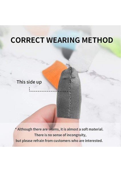 Oyun Mobil Oyun Için Parmak Kollu Temas Ekranı Parmak Karyolası Mobil Oyunlar Için Pürüzsüz Ince Ter Önleyici (6 Adet) (Yurt Dışından) indirimleri