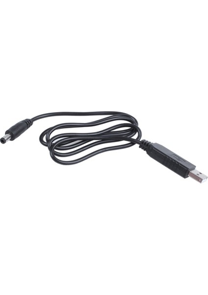 5V Dc 12V 2.1mm x 5.5mm Modülü Dönüştürücü Dc Varil Erkek Konnektör Jakı Güç Kablosu Fişi, USB Dc Kablosu -1m (Yurt Dışından)