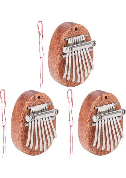 3x8 Anahtar Mini Kalimba Nefis Parmak Başparmak Piyano Marimba Müzikal Iyi Aksesuar Kolye Hediye (Yurt Dışından)