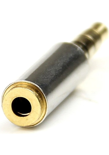 Altın 3.5mm Erkek - 2.5mm Kadın Fiş Stereo Ses Kulaklık Jak Adaptörü Dönüştürücü (Yurt Dışından)