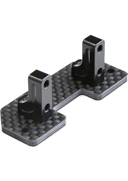 Eksenel SCX10 ile Uyumlu Karbon Fiber Servo Montajlı Aks Yukarı Sabit Braket (Yurt Dışından)