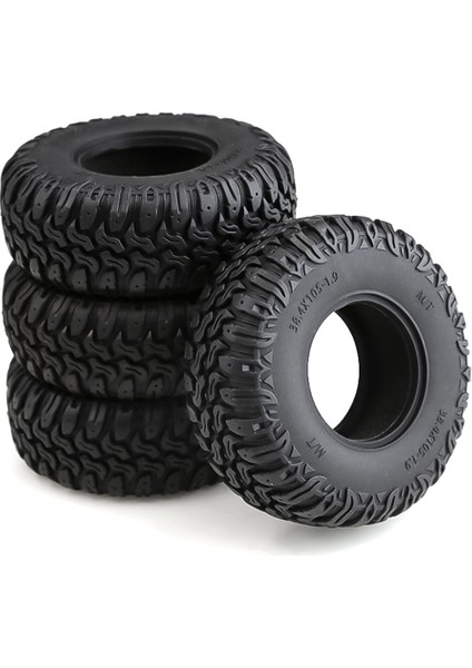 4 Adet 105MM 1.9 Kauçuk Lastikler Tekerlek Lastikleri 1/10 Rc Paletli ile Uyumlu (Yurt Dışından) modelleri