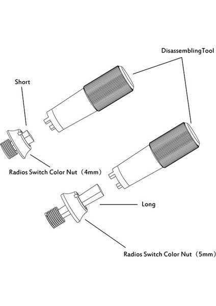 Radiolink Futaba, Sarı ile Uyumlu Anahtar Sabit Somun ve Inalasyon Anahtarı (Yurt Dışından)