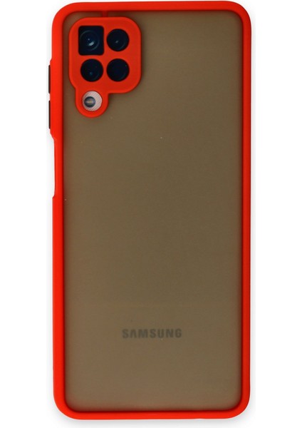 Samsung Galaxy M12 Kılıf Montreal Silikon Kapak - Kırmızı 300099