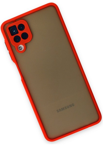 Samsung Galaxy M12 Kılıf Montreal Silikon Kapak - Kırmızı 300099