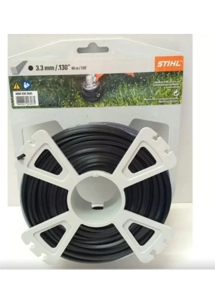 Stıhl Misina 3,3mm 4köşe 40MT