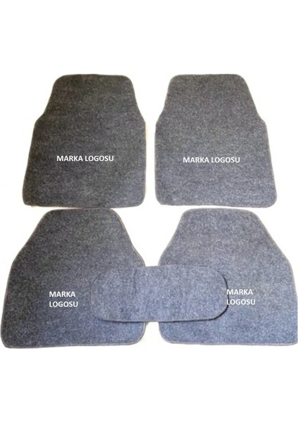 Opel Meriva Uyumlu Halı Paspas Gri Renk
