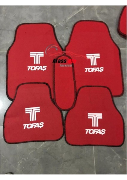 Tofaş Kartal Logolu Kırmızı Halı Paspas