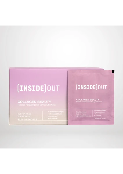 Inside Out Collagen Beauty Takviye Edici Gıda 21 Adet