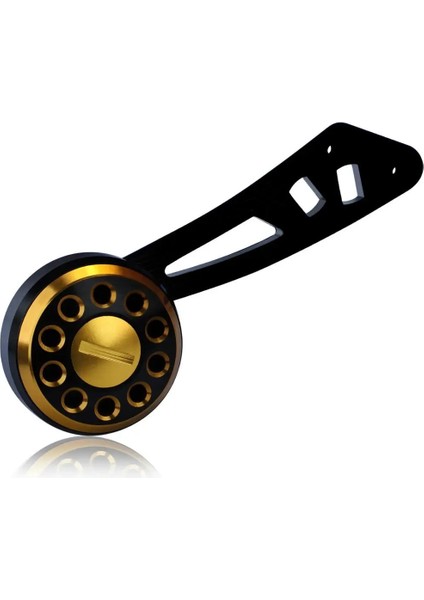 Altın 35 mm Tarzı Ruke Yeni Balıkçılık Reel Kolu Balıkçılık Rocker Tek Alaşımlı Makara Kolu Delik Boyutu 8*5 mm Abu ve Daiwa Için Suit, (Yurt Dışından)