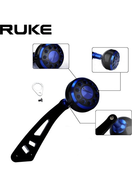 Altın 35 mm Tarzı Ruke Yeni Balıkçılık Reel Kolu Balıkçılık Rocker Tek Alaşımlı Makara Kolu Delik Boyutu 8*5 mm Abu ve Daiwa Için Suit, (Yurt Dışından) modelleri