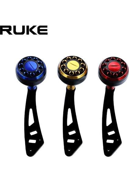 Altın 35 mm Tarzı Ruke Yeni Balıkçılık Reel Kolu Balıkçılık Rocker Tek Alaşımlı Makara Kolu Delik Boyutu 8*5 mm Abu ve Daiwa Için Suit, (Yurt Dışından) indirimleri