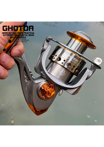 Gri Tarzı 6000 Serisi Balıkçılık Reel Max Sürükle 10KG Makara Balıkçılık Yüksek Hızlı 5.2:1 Tüm Metal Makara G Makara Tuzlu Su (Yurt Dışından) modelleri