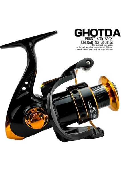 Açık Gri Tarzı 5000 Serisi Olta Çarkı 13 Bb 5.2:1 Hız Oranı G Olta Makarası Değiştirilir Solsağ Tutamak (Yurt Dışından) indirimleri