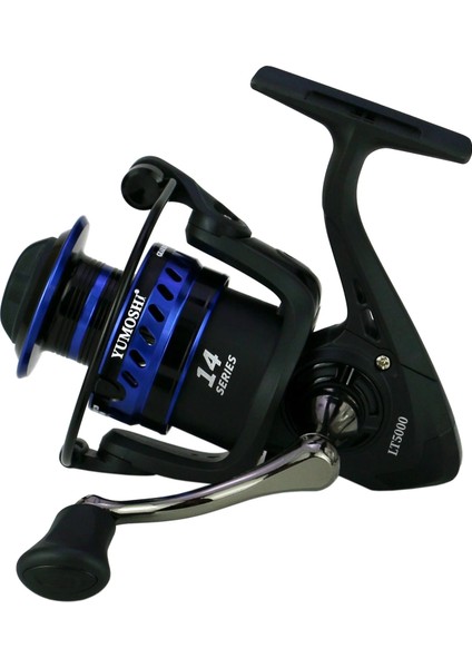 Model 1 Stili 4000 Serisi Yumog Balıkçılık Reel Deniz 14 Rulman Topları 30KG Max Sürükle Çift Model Tüm Metal G Olta Makarası (Yurt Dışından)