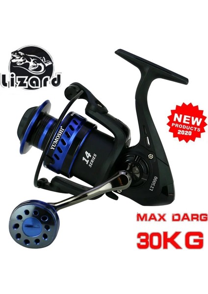 Model 1 Stili 4000 Serisi Yumog Balıkçılık Reel Deniz 14 Rulman Topları 30KG Max Sürükle Çift Model Tüm Metal G Olta Makarası (Yurt Dışından) modelleri