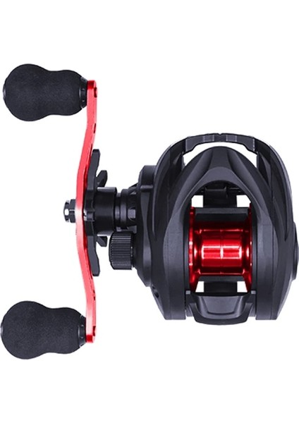 Sol El Kırmızı Stili 6.3:1 Yüksek Hızlı Dişli Oranı Balıkçılık Reel Tuzlu Su Baitcasting Reel 8kg Max Sürükle Metal G Olta Takımı Aksesuarları (Yurt Dışından)