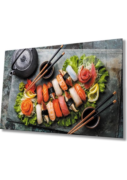 Suşi Cam Tablo Sushi