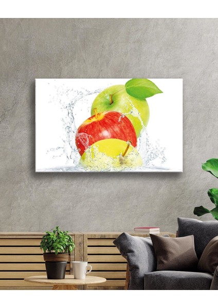 Elmalar Cam Tablo Apples