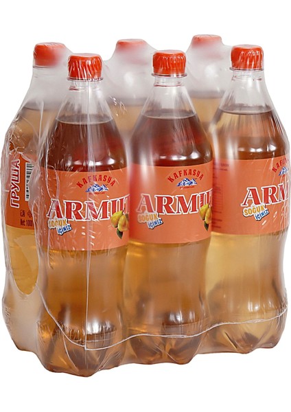 Kafkasya Meşrubatları Deveci Armudu Aromalı Gazlı Içecek ( 1 Lt x 6 Adet )