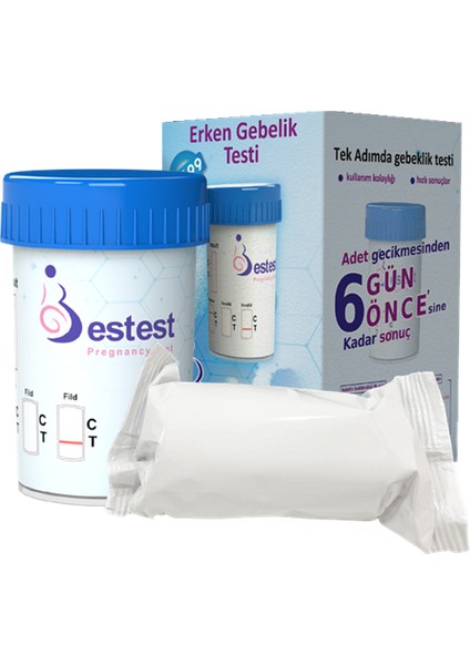 Bioram Erken Gebelik Testi Bestest Ref: Bio-Thcg (Hcg) 12'li