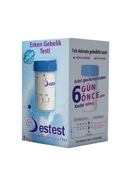 Bioram Erken Gebelik Testi Bestest Ref: Bio-Thcg (Hcg) 12'li