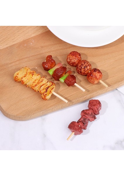 Et Çocuklar Mutfak Oyunları Pretend Simülasyon Mini Barbekü Şiş Kızartma Sığır Şişi Oyna Pretend Mutfak Oyuncakları Çocuk Için (Yurt Dışından)