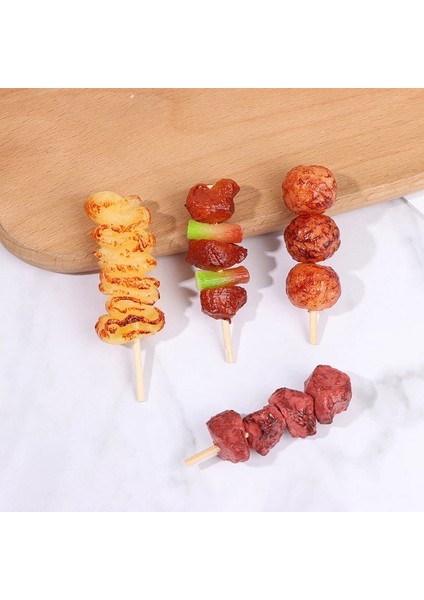 Et Çocuklar Mutfak Oyunları Pretend Simülasyon Mini Barbekü Şiş Kızartma Sığır Şişi Oyna Pretend Mutfak Oyuncakları Çocuk Için (Yurt Dışından)