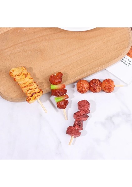 Et Çocuklar Mutfak Oyunları Pretend Simülasyon Mini Barbekü Şiş Kızartma Sığır Şişi Oyna Pretend Mutfak Oyuncakları Çocuk Için (Yurt Dışından)